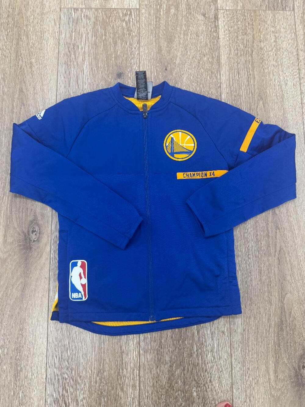 Adidas Sizde S Golden State Warrior Warm-up Jacket